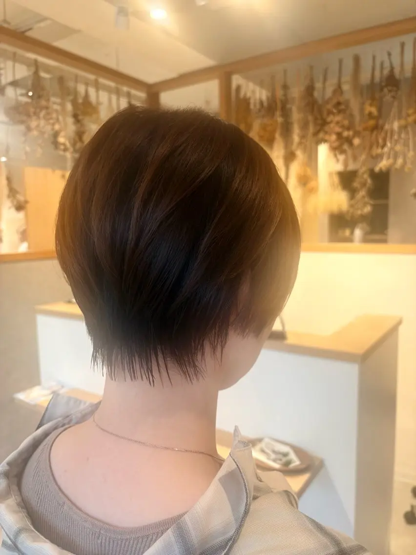 ショート カット 古後 さゆこのヘアスタイル