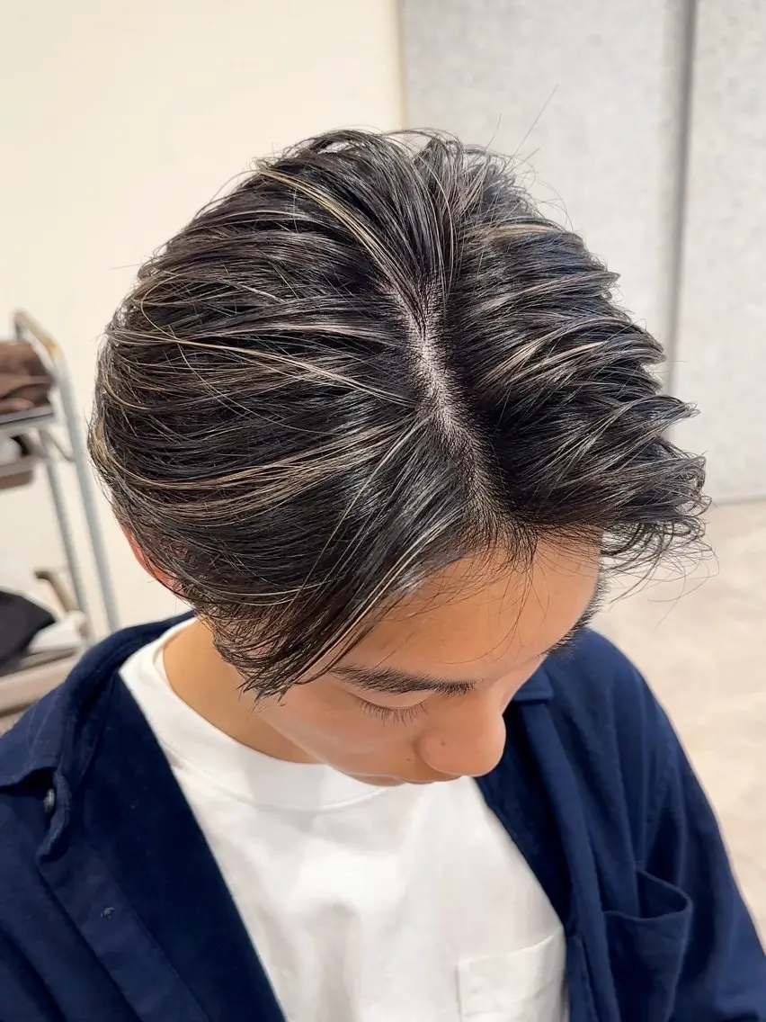【メンズ限定】カット+ハイライト(#ハイライト#メンズカット)の写真