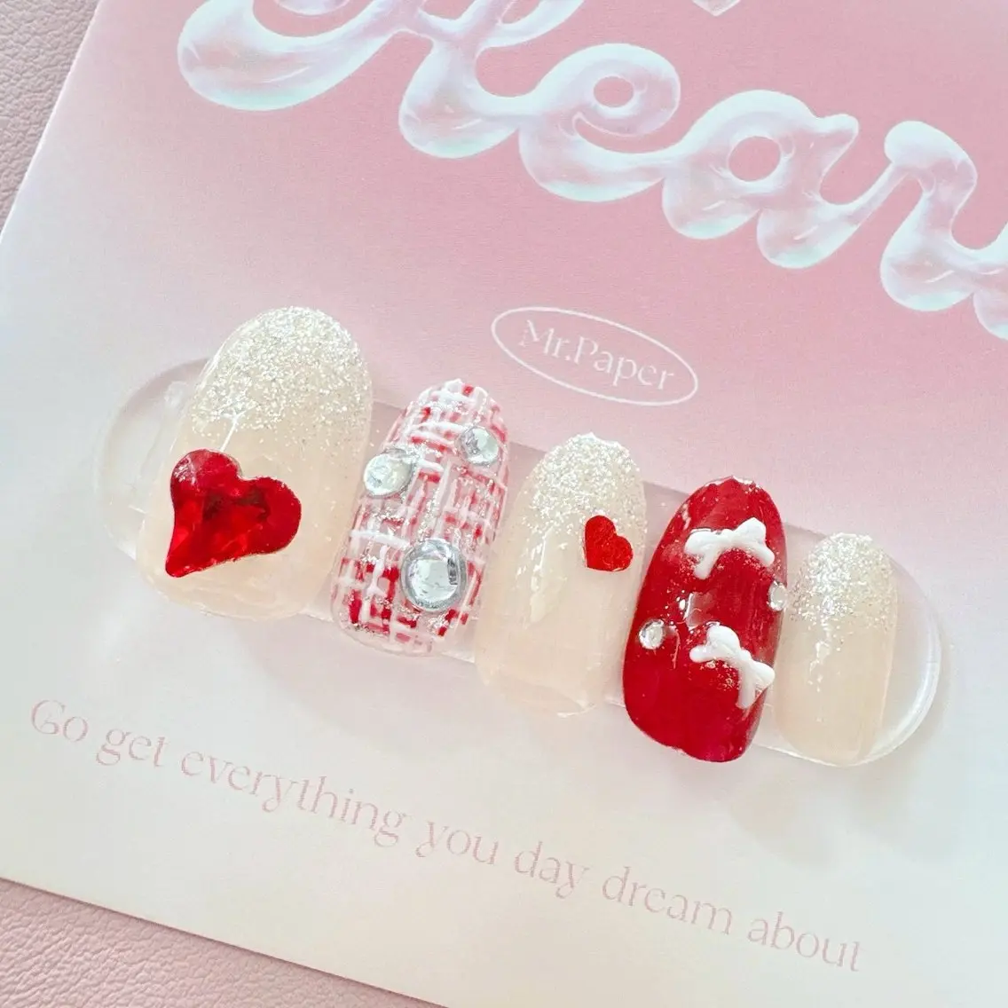 ネイル ハンドネイル MignonReve ♡EIMI🌈のネイルデザイン