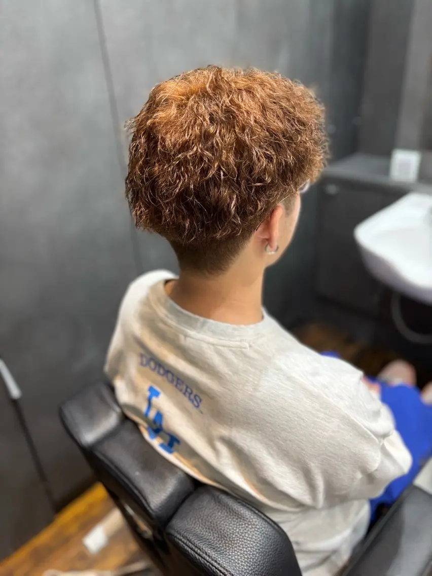 パーマ メンズ 𝑴𝒆𝒏𝒔特化 /パーマ人気/竜也のヘアスタイル