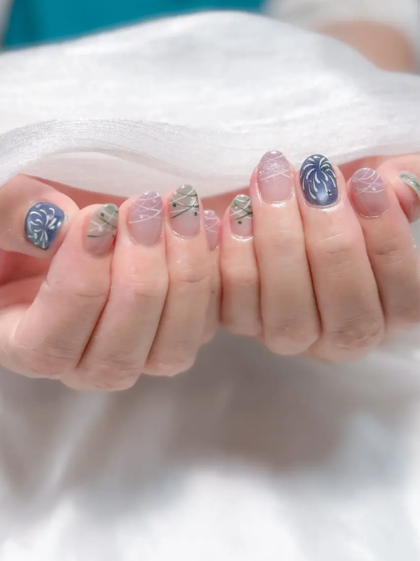 ネイル ハンドネイル miryeonail ミリョネイルのネイルデザイン