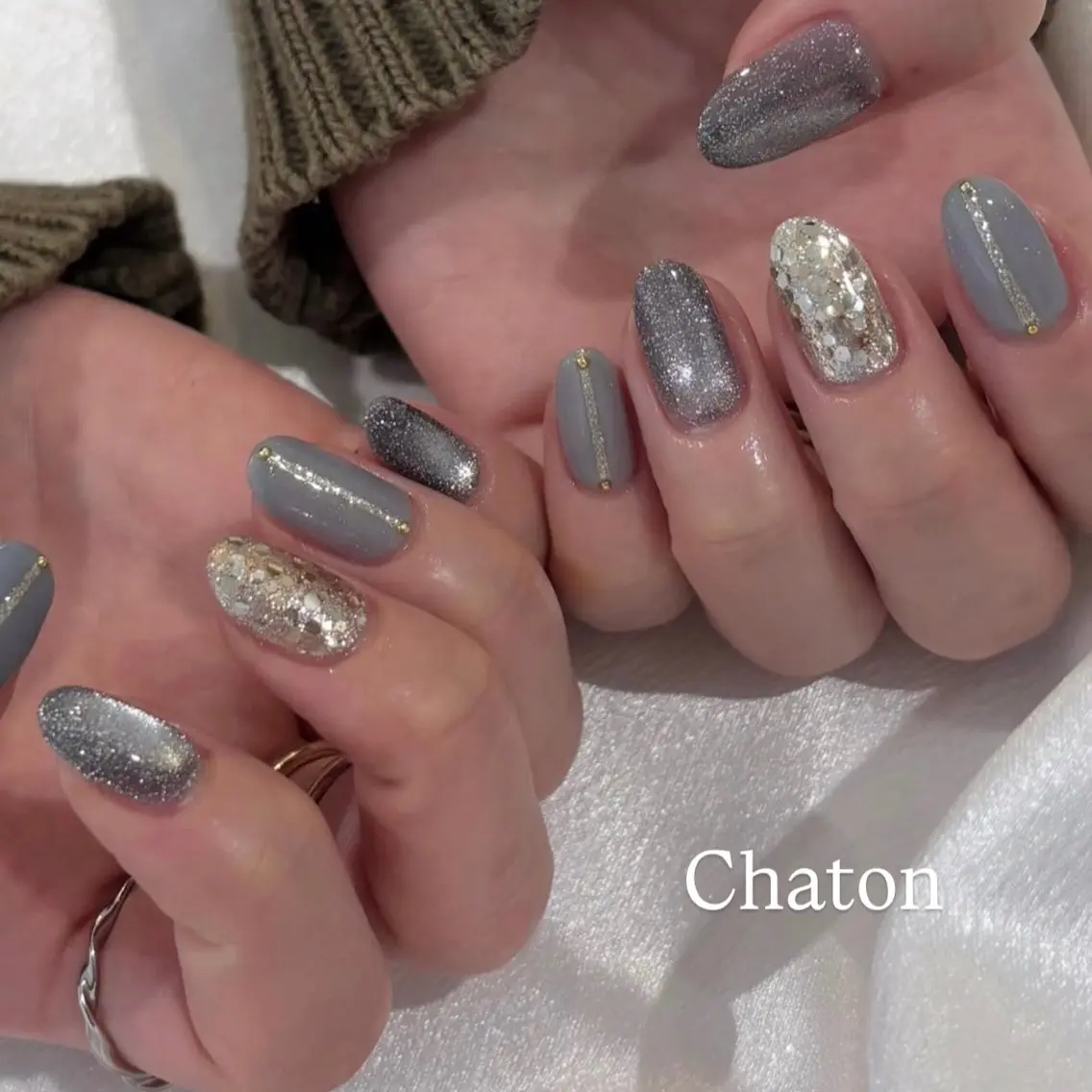 ネイル ハンドネイル chaton𓂃𓈒 MIKAMIのネイルデザイン