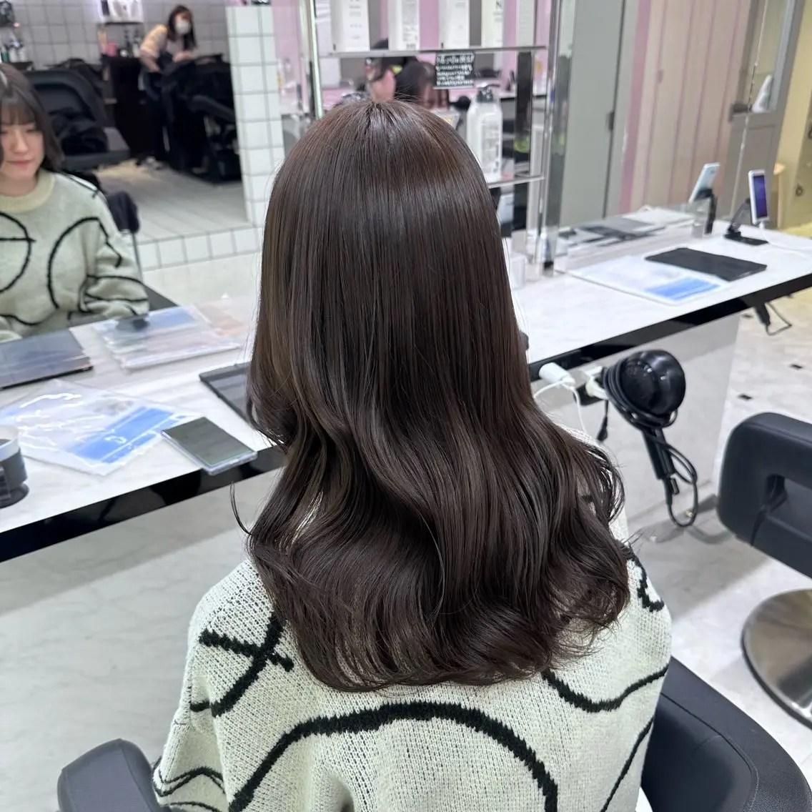 ロング カラー 髪質改善/縮毛矯正 /上野/EMILのヘアスタイル