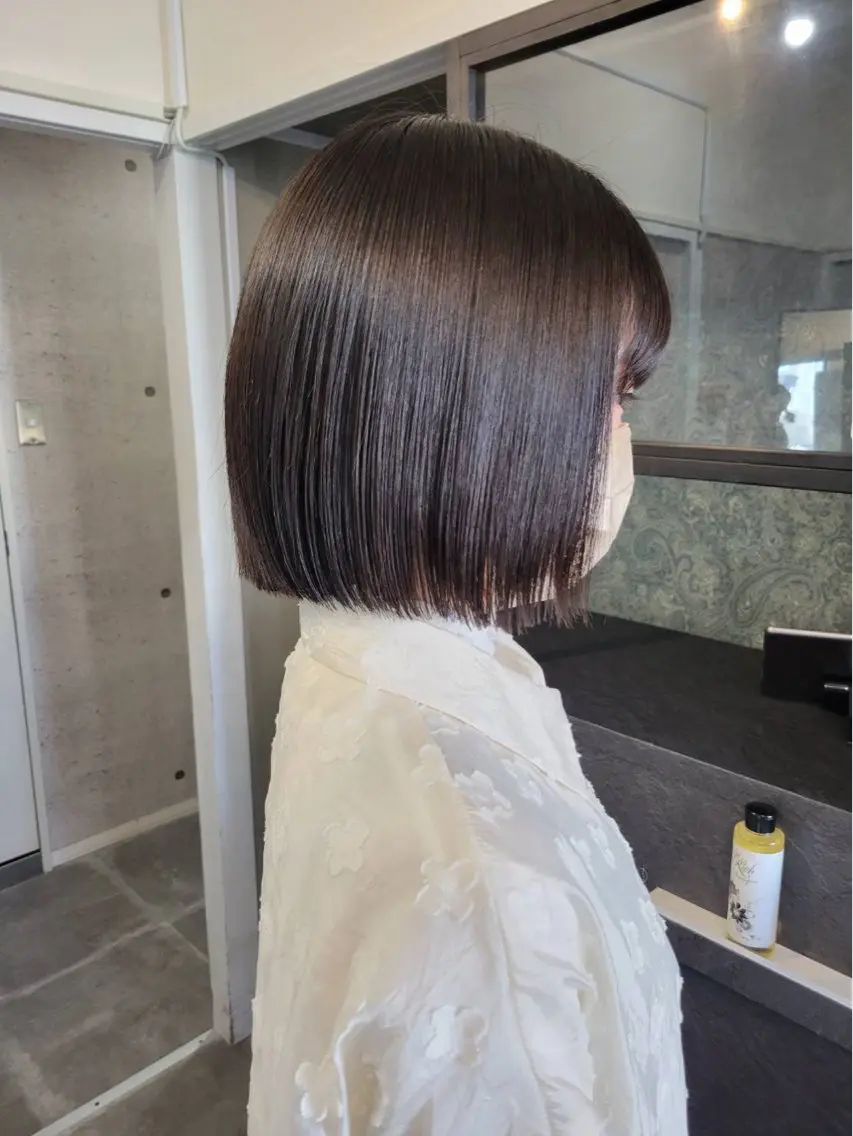 ミディアム カットモデル✂︎ 光翼のヘアスタイル