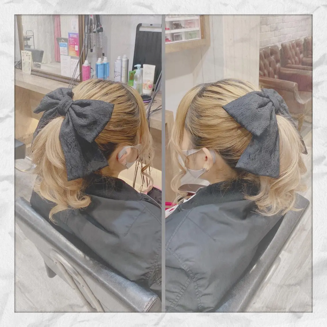 セミロング ヘアアレンジ ヘアセット ヘアセット/着付け 𓇼 まつもと𓇼のその他イメージ