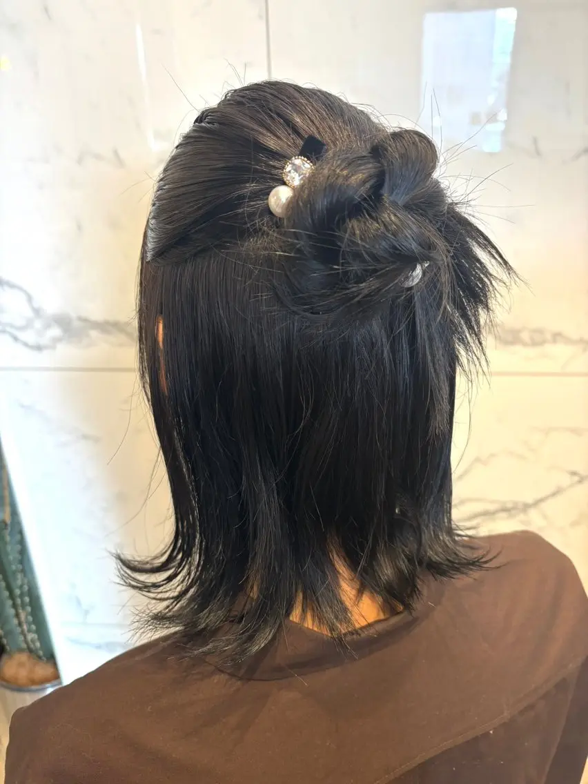 ヘアアレンジ ヘアセット 木村 綺音のヘアスタイル