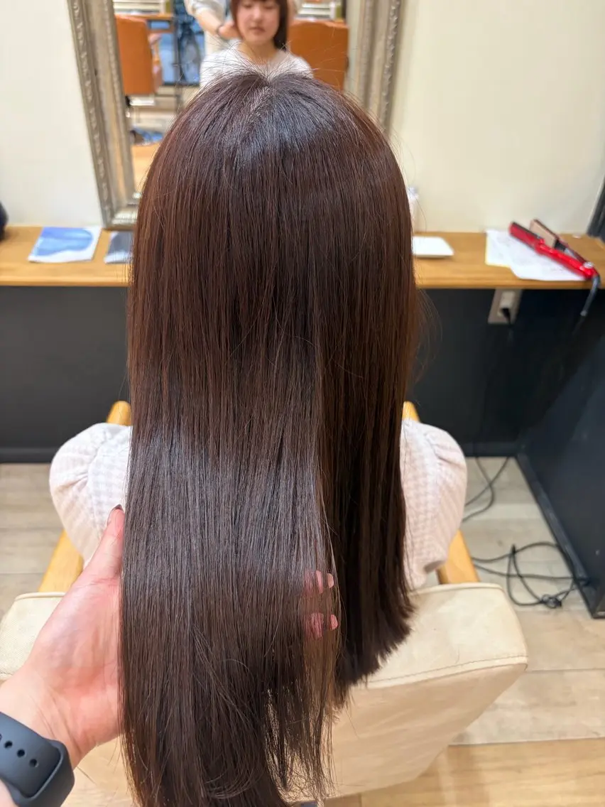 セミロング ヘアカラー ななか /KOKOROのヘアスタイル