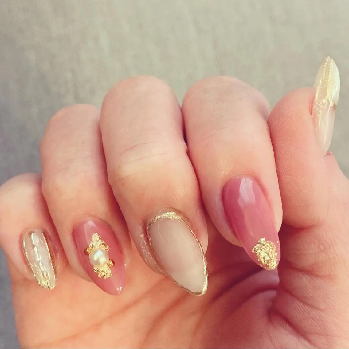 ロング shandy nailのネイルデザイン