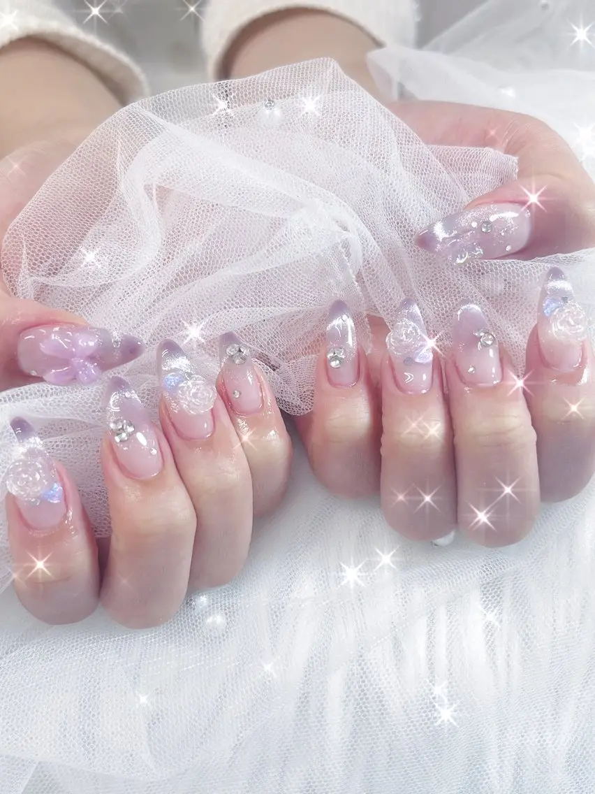 ネイル マグネットネイル ハンドネイル Maya 🧊🫧‪／渋谷のネイルデザイン