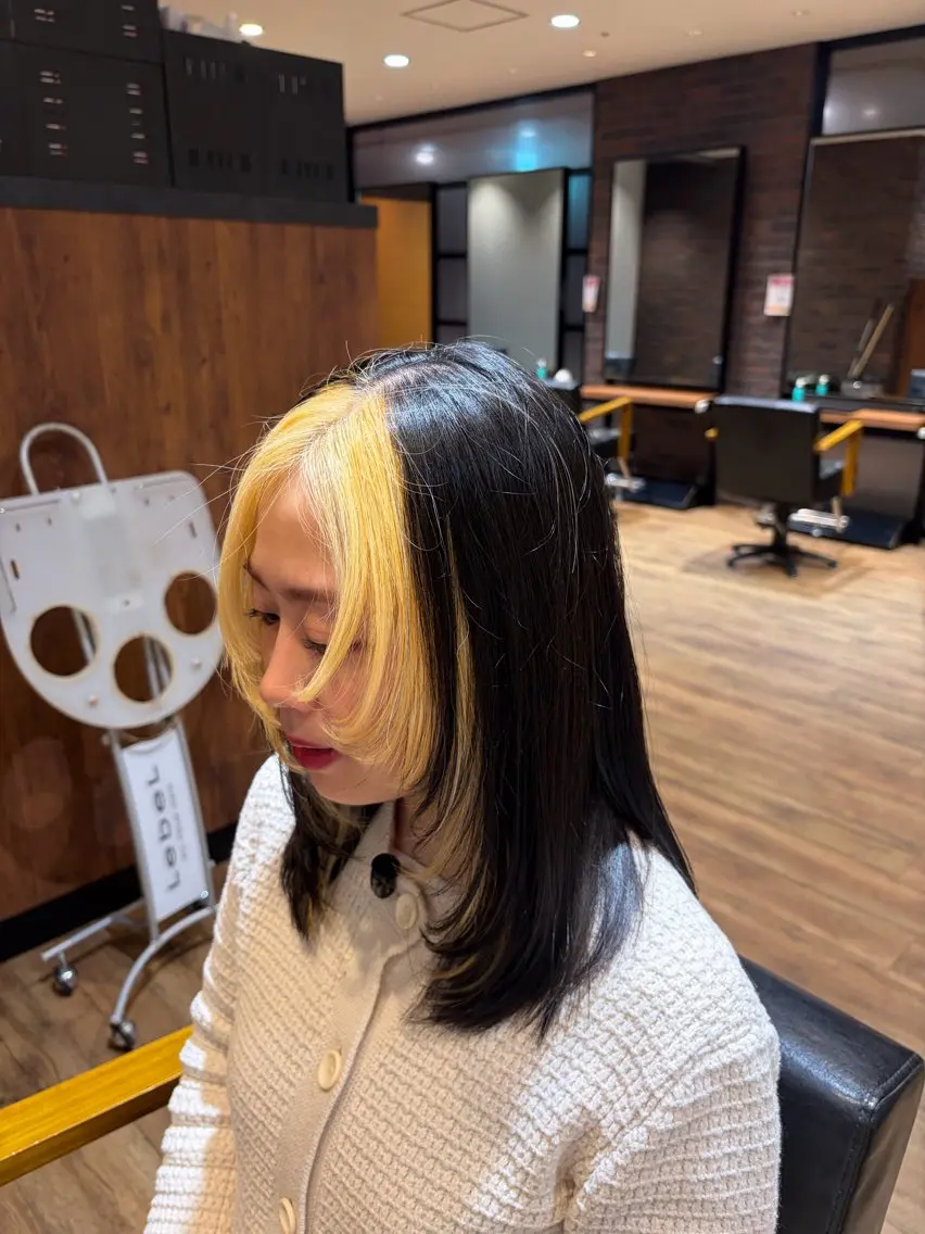 OLさんへ👩‍💼インナーカラー💖➕トリートメント（カットは要相談）の写真