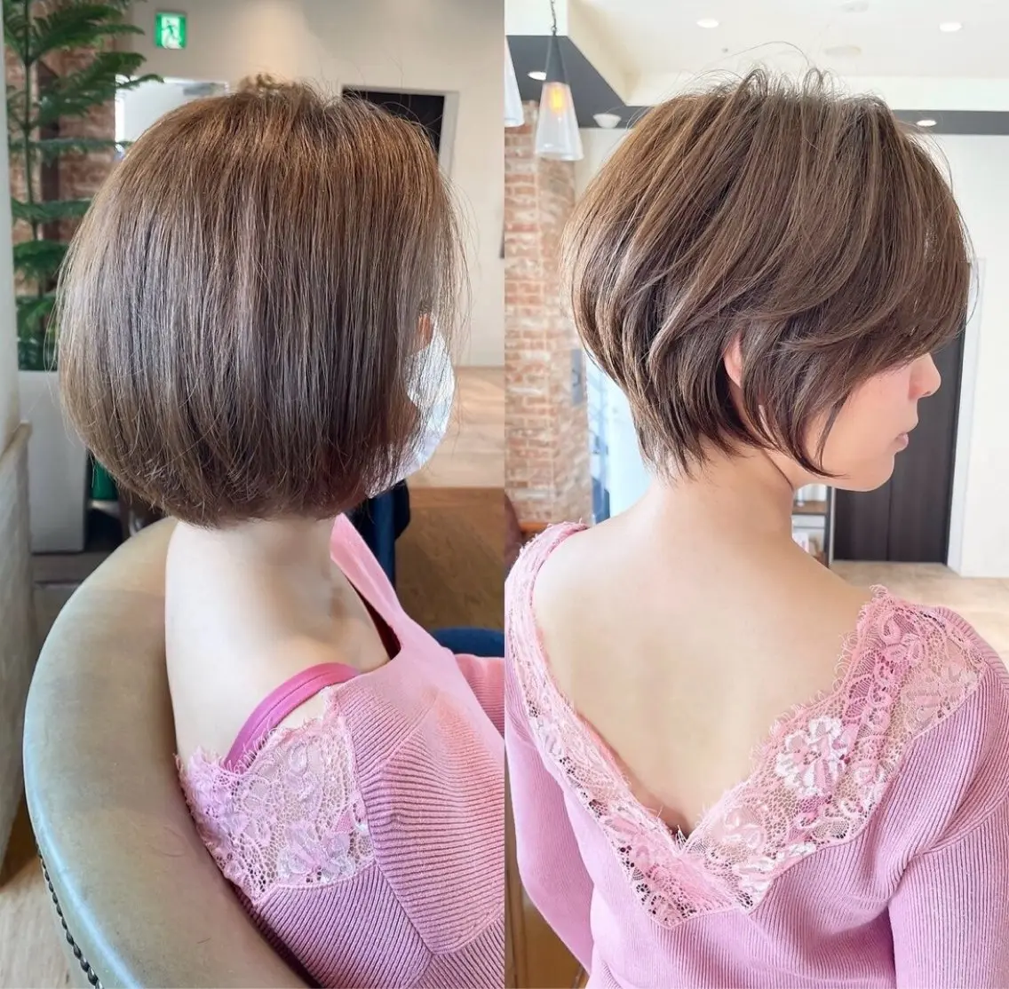 🌿‬1.2回目限定クーポン¥4400✨‬【カット＋キューティクルトリートメント】前髪／ショート/ボブ/マッシュ／外はねの写真