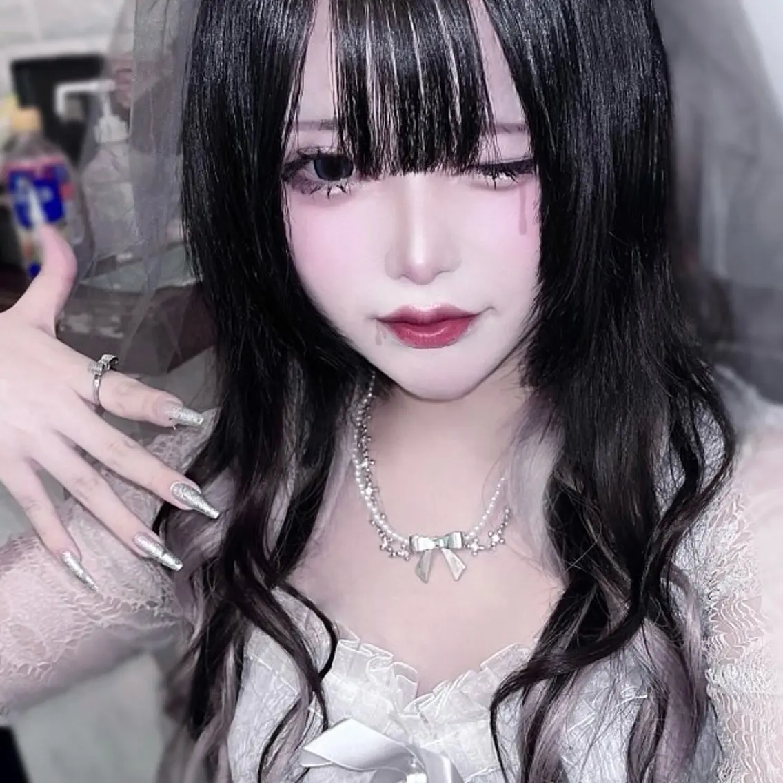 ロング カラー ヘアアレンジ エクステ エクステ ヘアセット 渋谷🩶ハイトーン 🩶FUMUのヘアスタイル