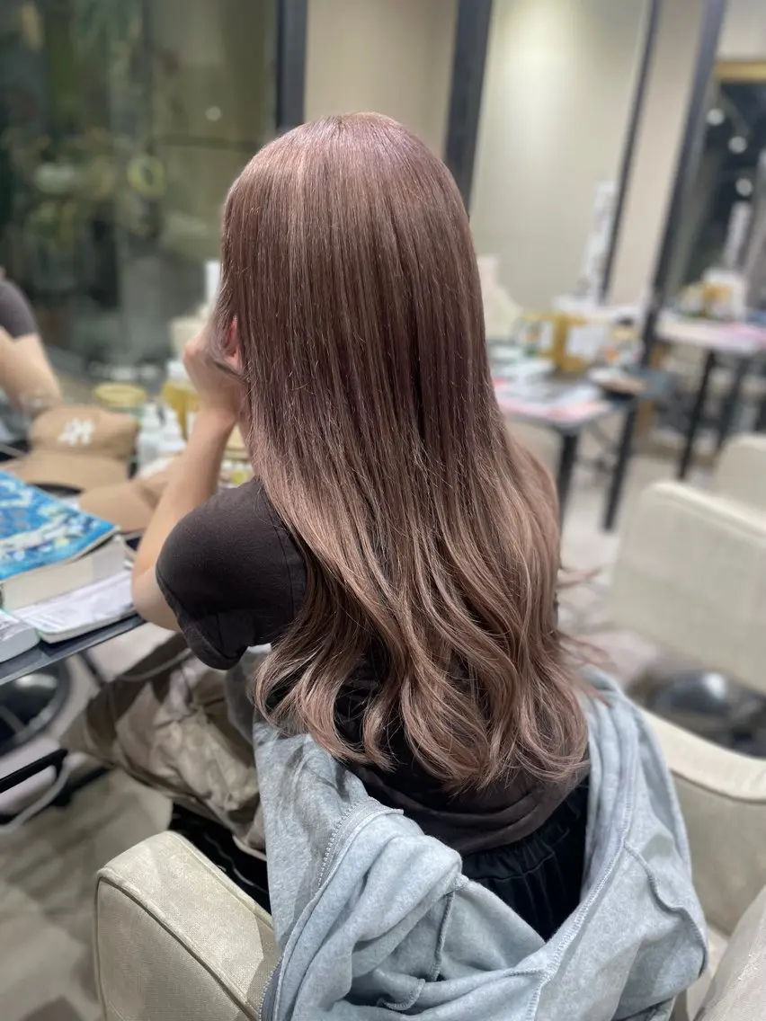 ロング カラー シールエクステ エクステ ヘアカラー エクステ 🦋美髪/エクステ 🦋アベイクミのヘアスタイル