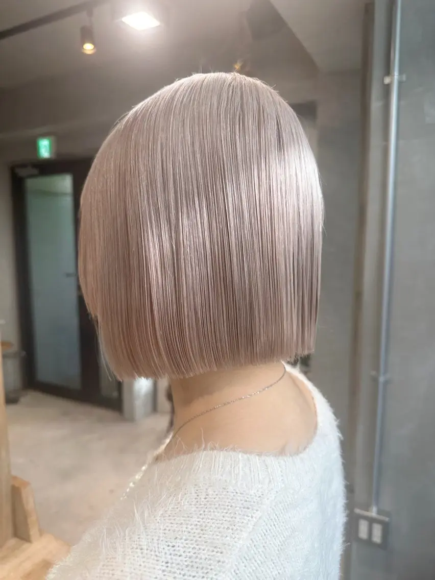 ミディアム カラー ハイトーンカラー 原宿パーソナルカラー 診断／KAE✨🧚のヘアスタイル