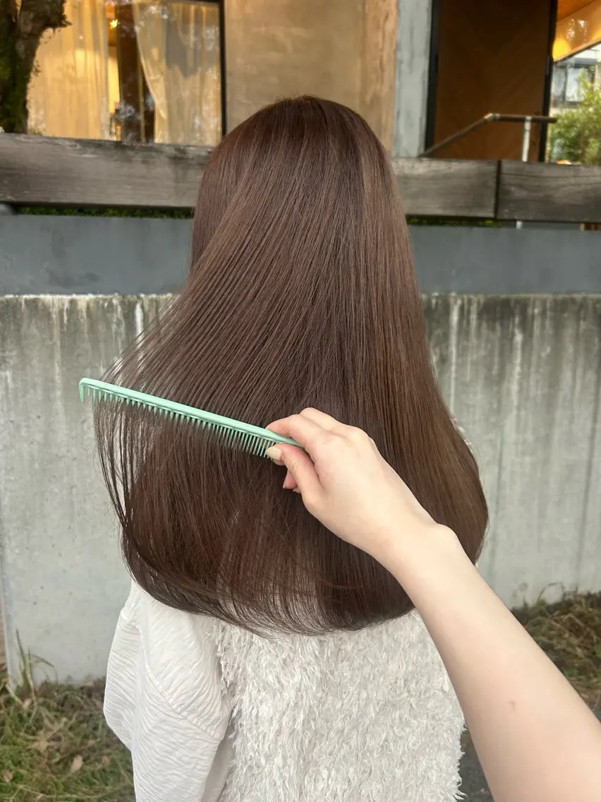 ロング カラー 透明感カラー トリートメント ヘアカラー トリートメント lapis / soraのヘアスタイル