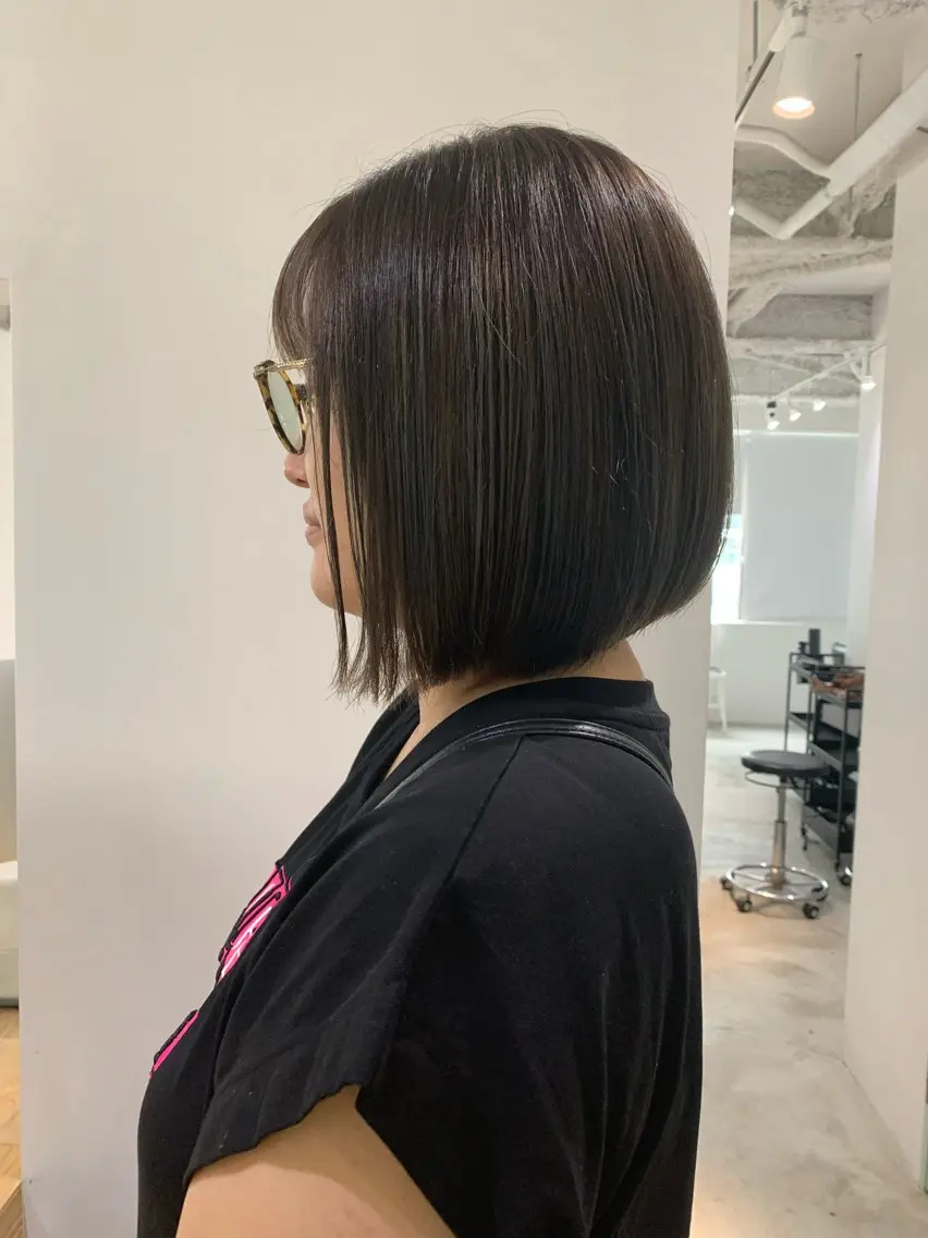 ミディアム カラー 山川 佳奈のヘアスタイル