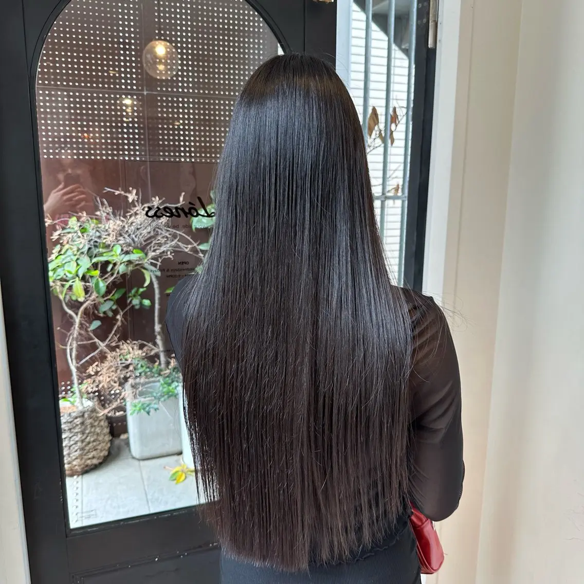ロング 縮毛矯正 新屋敷 拓大のヘアスタイル