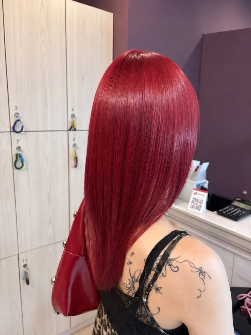 セミロング カラー 🫧ダメージレス🫧 髪質改善🫧松下のヘアスタイル