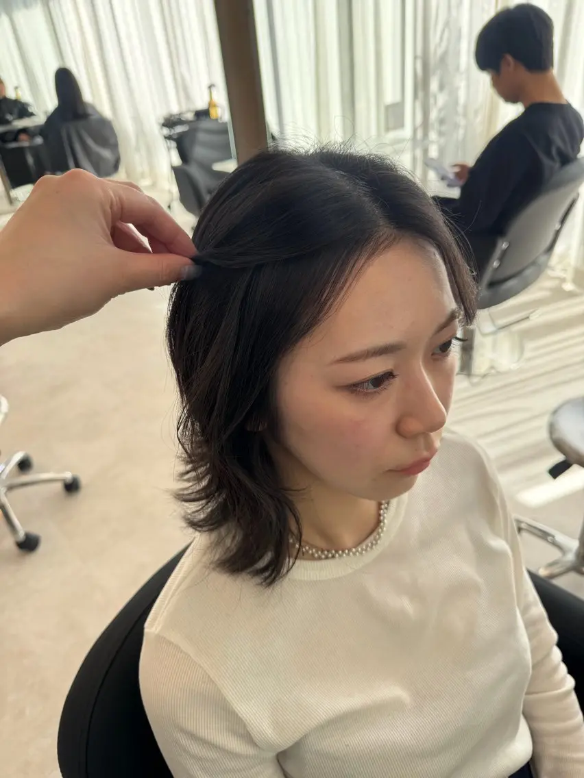 【🇰🇷韓国で再ブーム🇰🇷】🍀チャンモリパーマ+カット🍀の写真