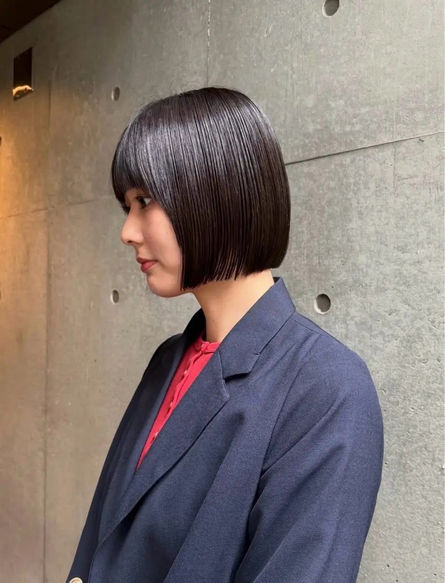 ショート カット ヘアカラー ボブパーマ🥣KON コンナツミのヘアスタイル