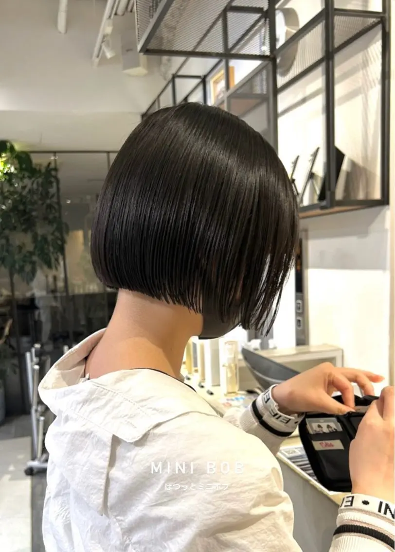 ミディアム ボブ 銀座骨格診断ショート メンズカット/amiのヘアスタイル