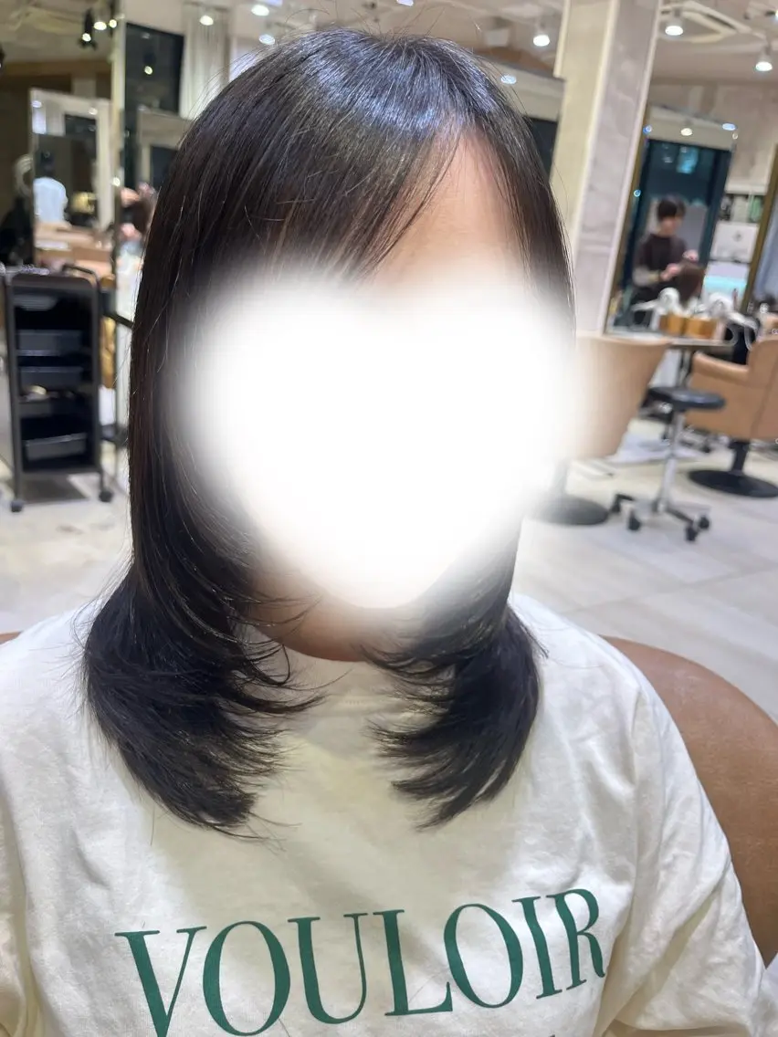 ミディアム ボブ／レイヤーモデル 募集中🫧ゆい🌼のヘアスタイル