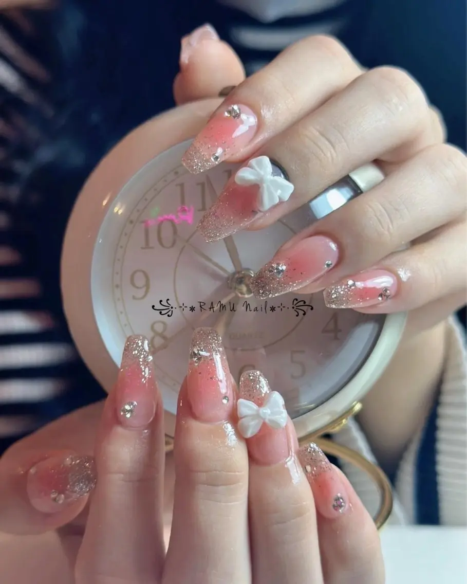 ネイル フレンチネイル 韓国ネイル シンプルネイル ワンホンネイル 冬ネイル ハンドネイル RAMU Nail 恵比寿店のネイルデザイン