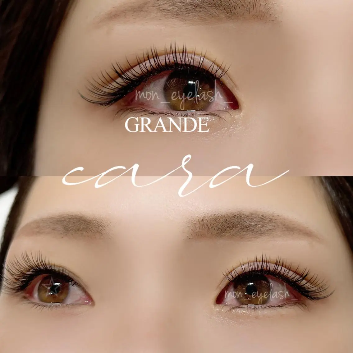 マツエク・マツパ アイブロウ バインドロック マツエク GRANDEcara 栄　Miki🍀のマツエク・マツパデザイン