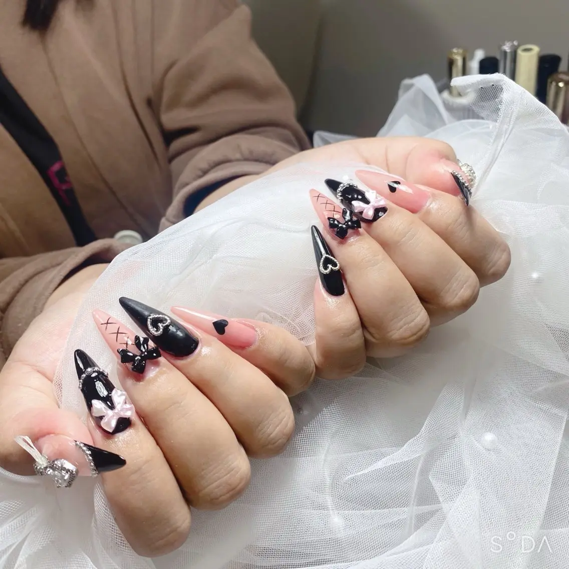 ネイル アートネイル 韓国ネイル 持ち込み ワンホンネイル ハンドネイル Lenie Shinjukuのネイルデザイン