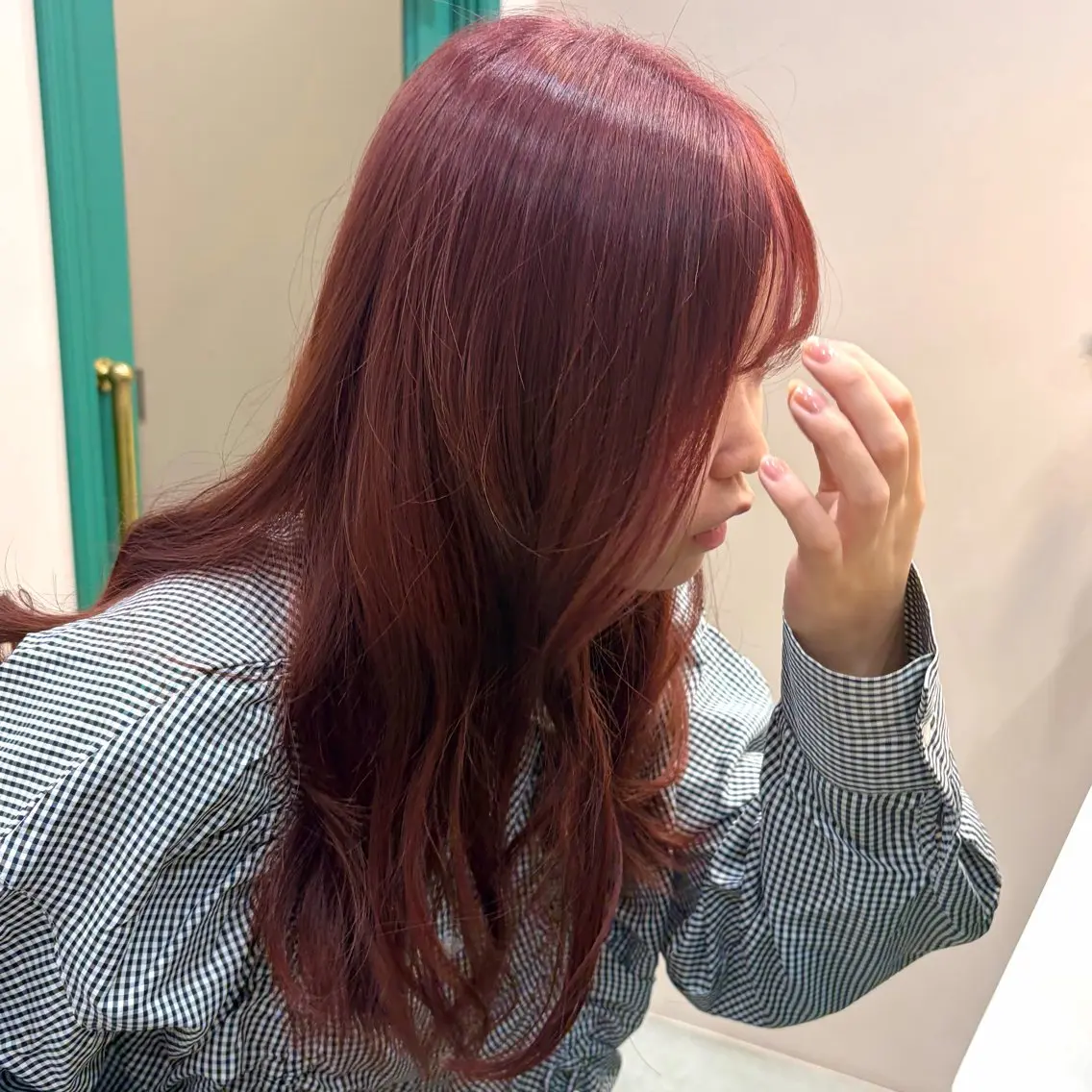 ロング ヘアカラー 透明感カラー 🌱多田 望花のヘアスタイル