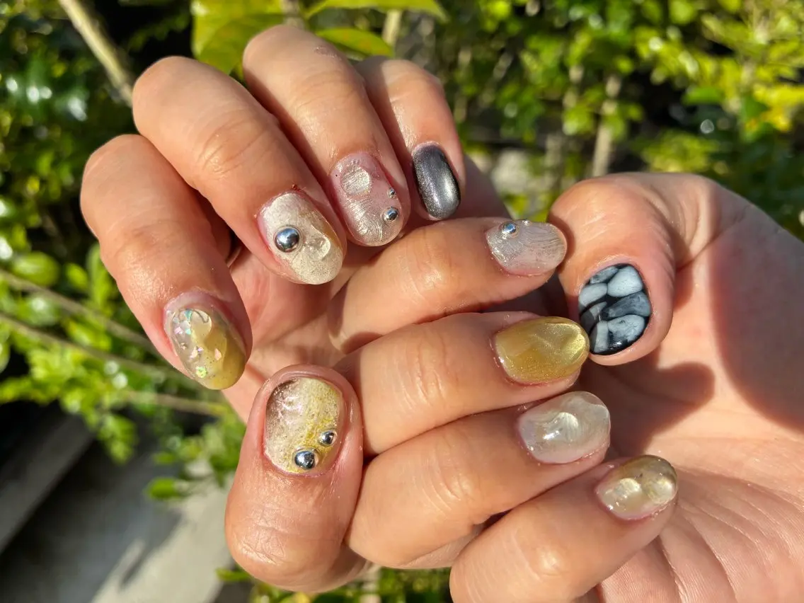 ネイル ジェルネイル ハードジェル 持ち込み nail room カジカジのネイルデザイン