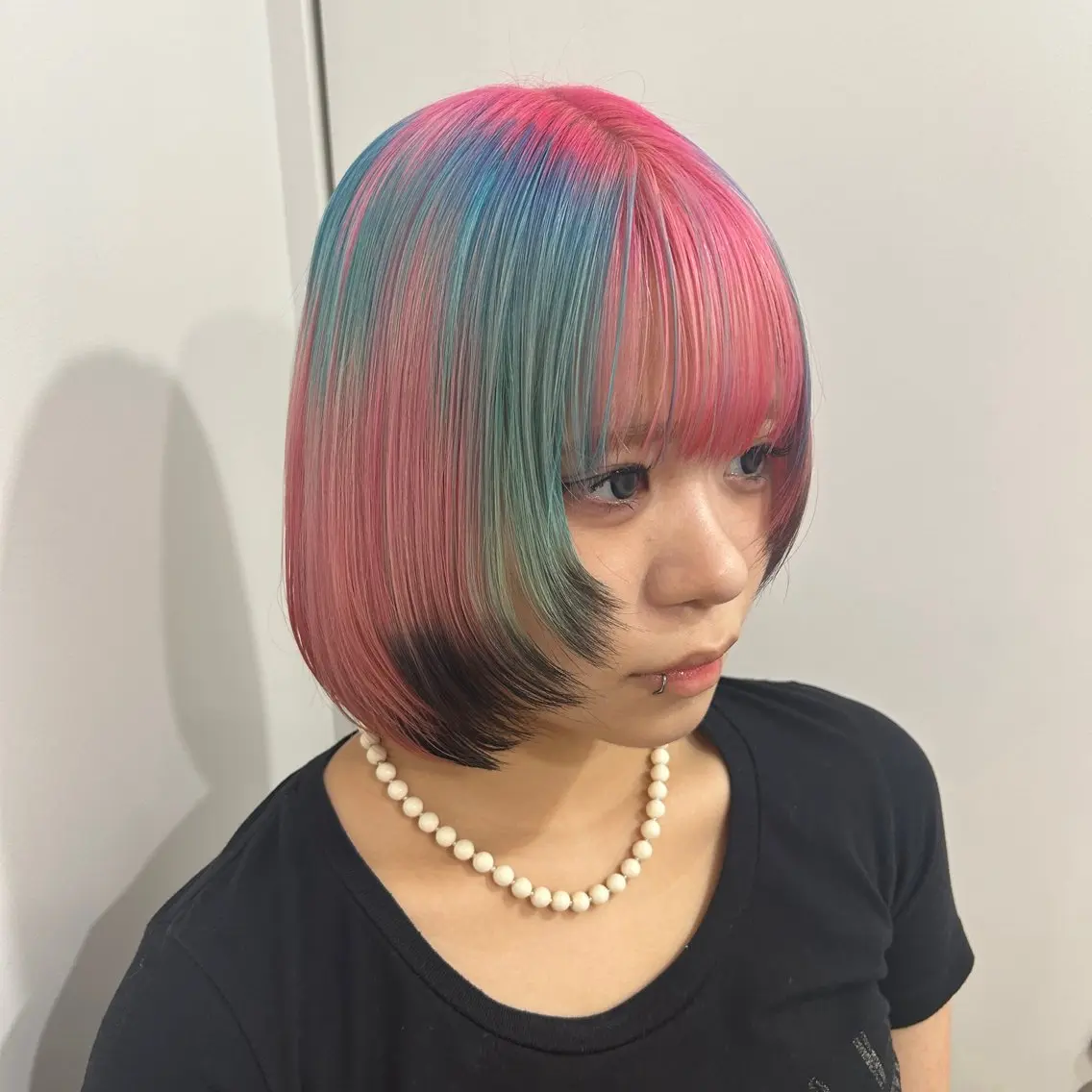 ミディアム ヘアカラー トリートメント 🫧🛼ハイトーン 🧬🫧フウワのヘアスタイル