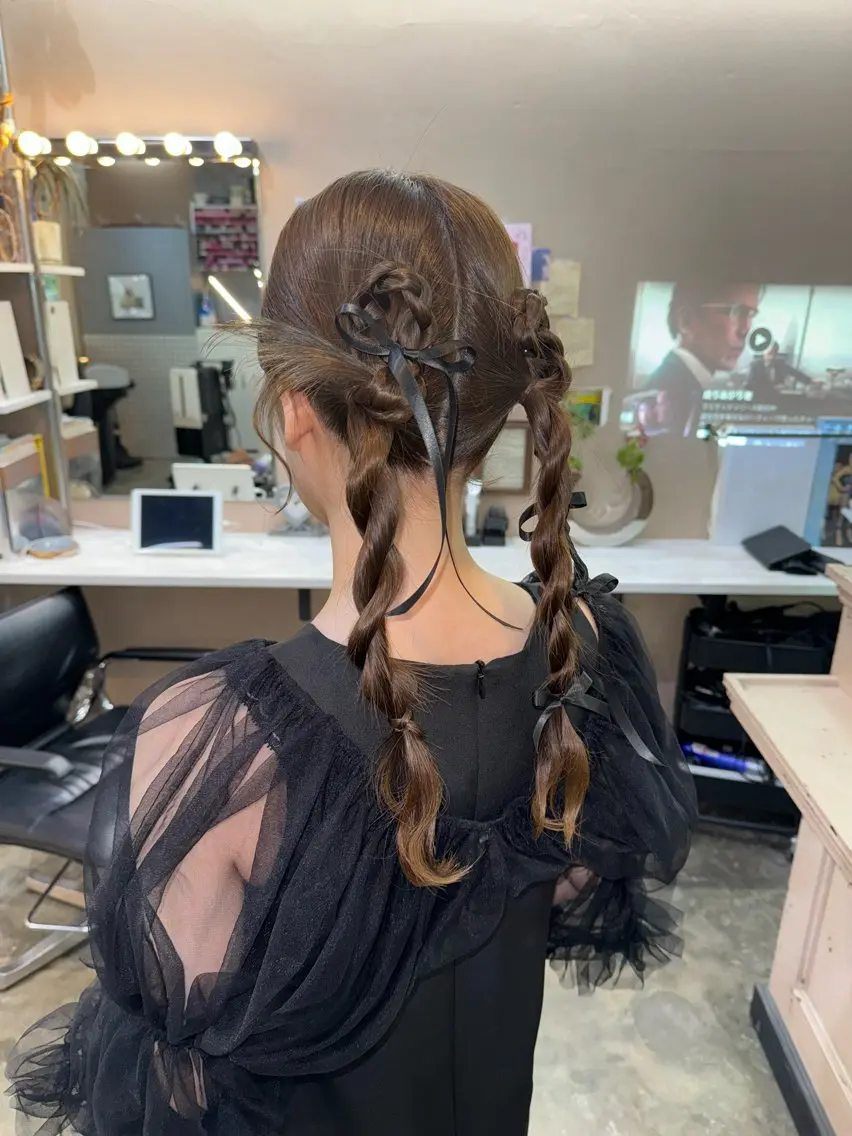 セミロング ヘアセット MIES amane(アマネ)のヘアスタイル