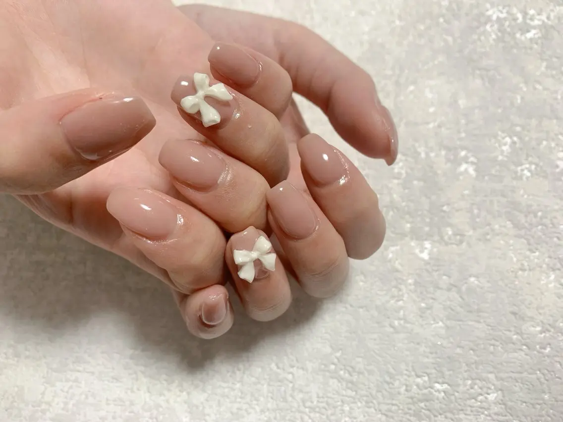 ネイル ジェルネイル 韓国ネイル メンズネイル ワンカラーネイル パラジェル kiki nail たまプラーザのネイルデザイン