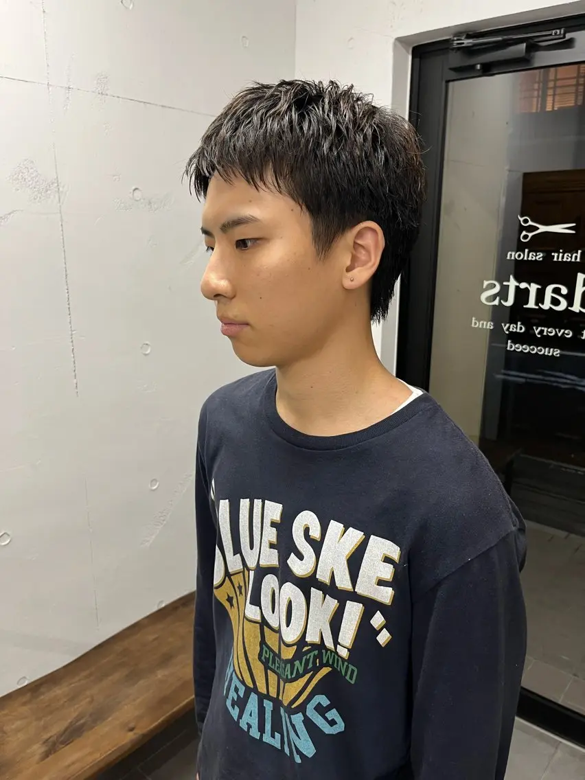 ショート ショートヘア カット darts リョウのヘアスタイル