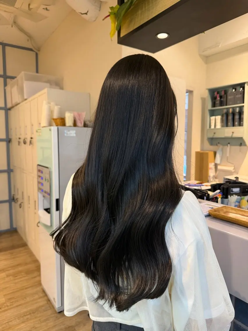 ロング カット ヘアカラー トリートメント N°jemica 🫧REIKA🫧のヘアスタイル