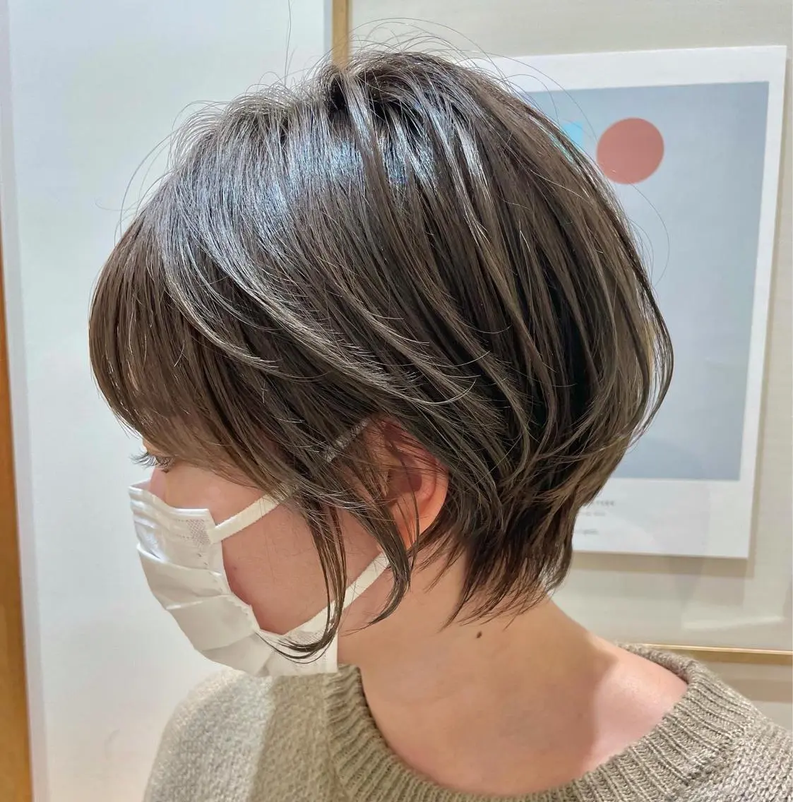 ショート ARMONY秋山輝也 コテ巻き風パーマ特化のヘアスタイル