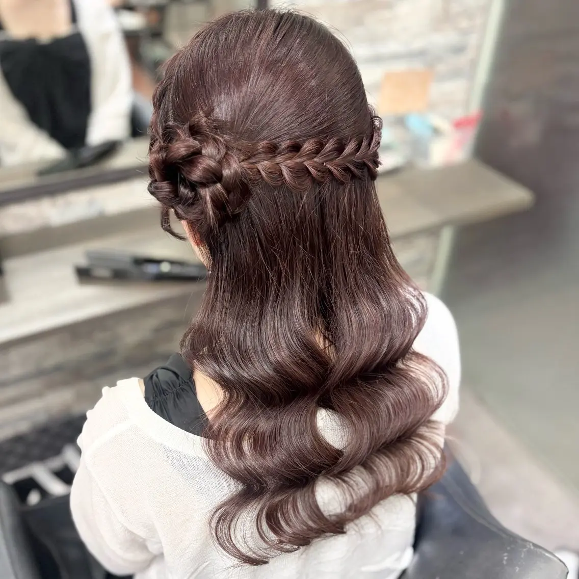 ロング ヘアアレンジ ヘアセット ヘアセット/エクステ cocoro🐹🎀のヘアスタイル