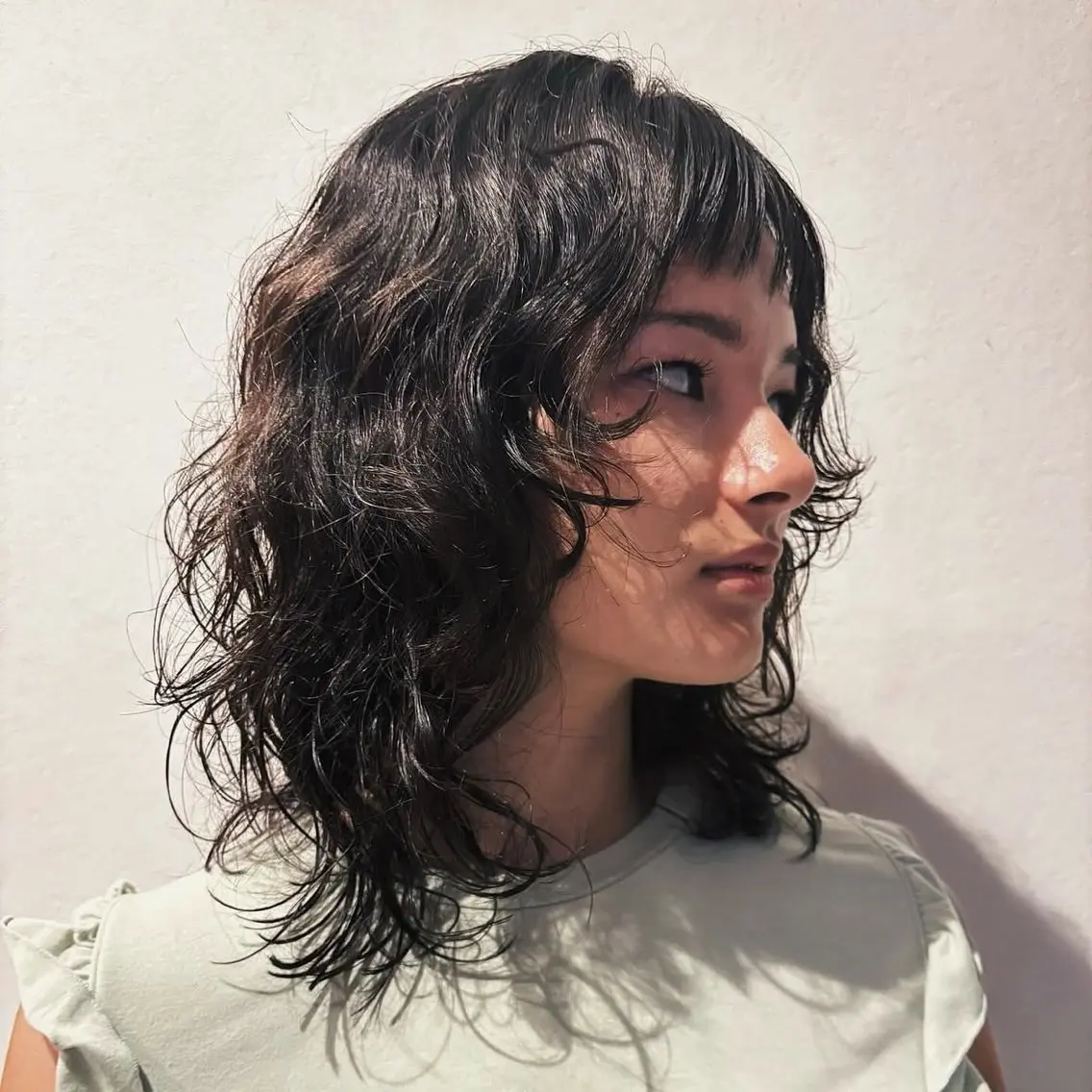 ミディアム パーマ アルシュ エモーションのヘアスタイル