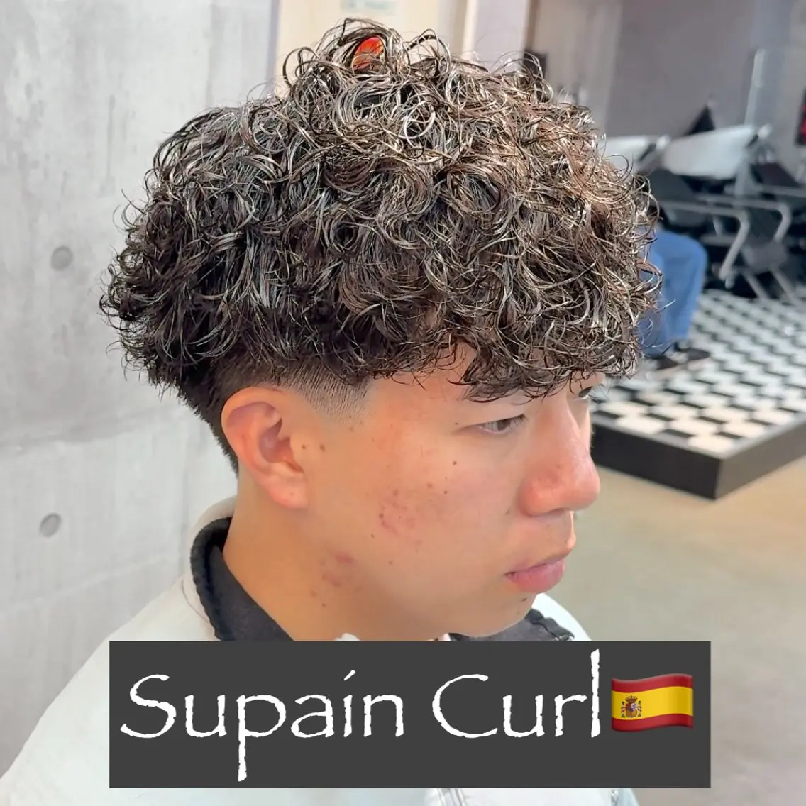 ショート パーマ ヘアアレンジ メンズ MENIN メンズ サロン 望月 涼太のヘアスタイル