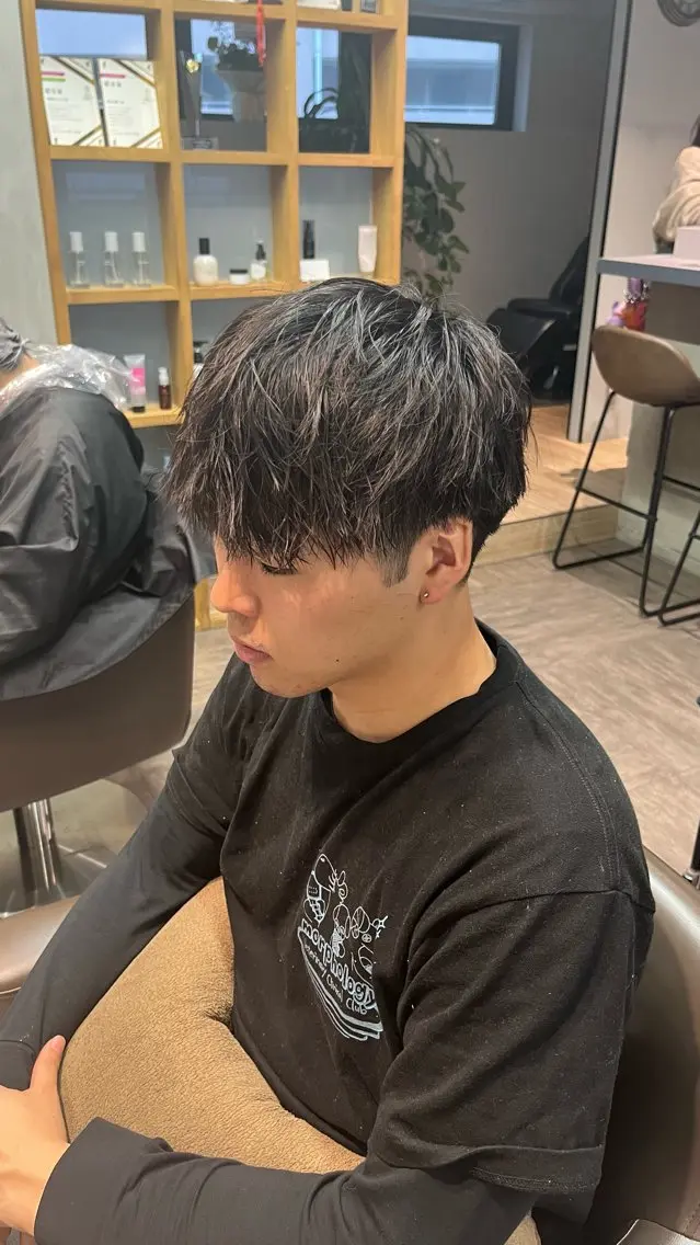 メンズ カット メンズカット パーマ飯野友喜のヘアスタイル