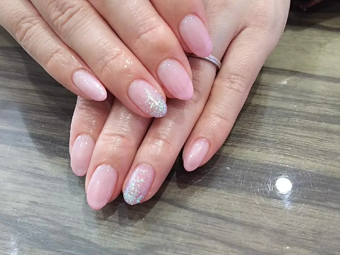 ネイル グラデーション ラメ(グリッター) ラメグラデーション Progress Nailのネイルデザイン
