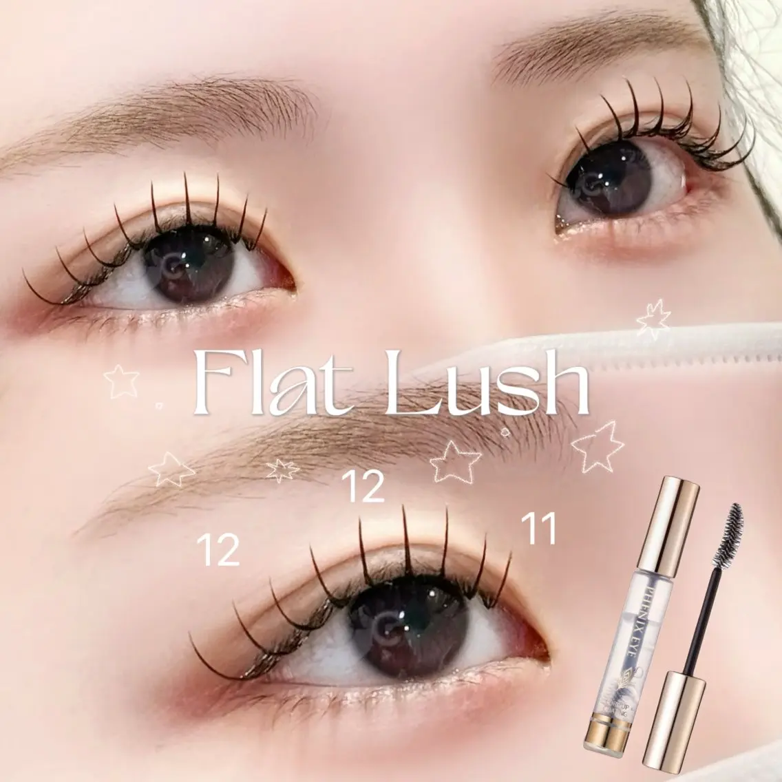 フラットラッシュ (120​〜​160本まで)➕アイシャンプー➕コーティング💎オフ有り⭕️ 【5月限定】の写真