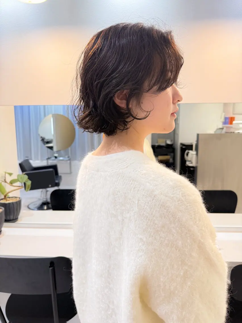 ショート カラー パーマ 大宮 / ボブ特化 永井竜也のヘアスタイル