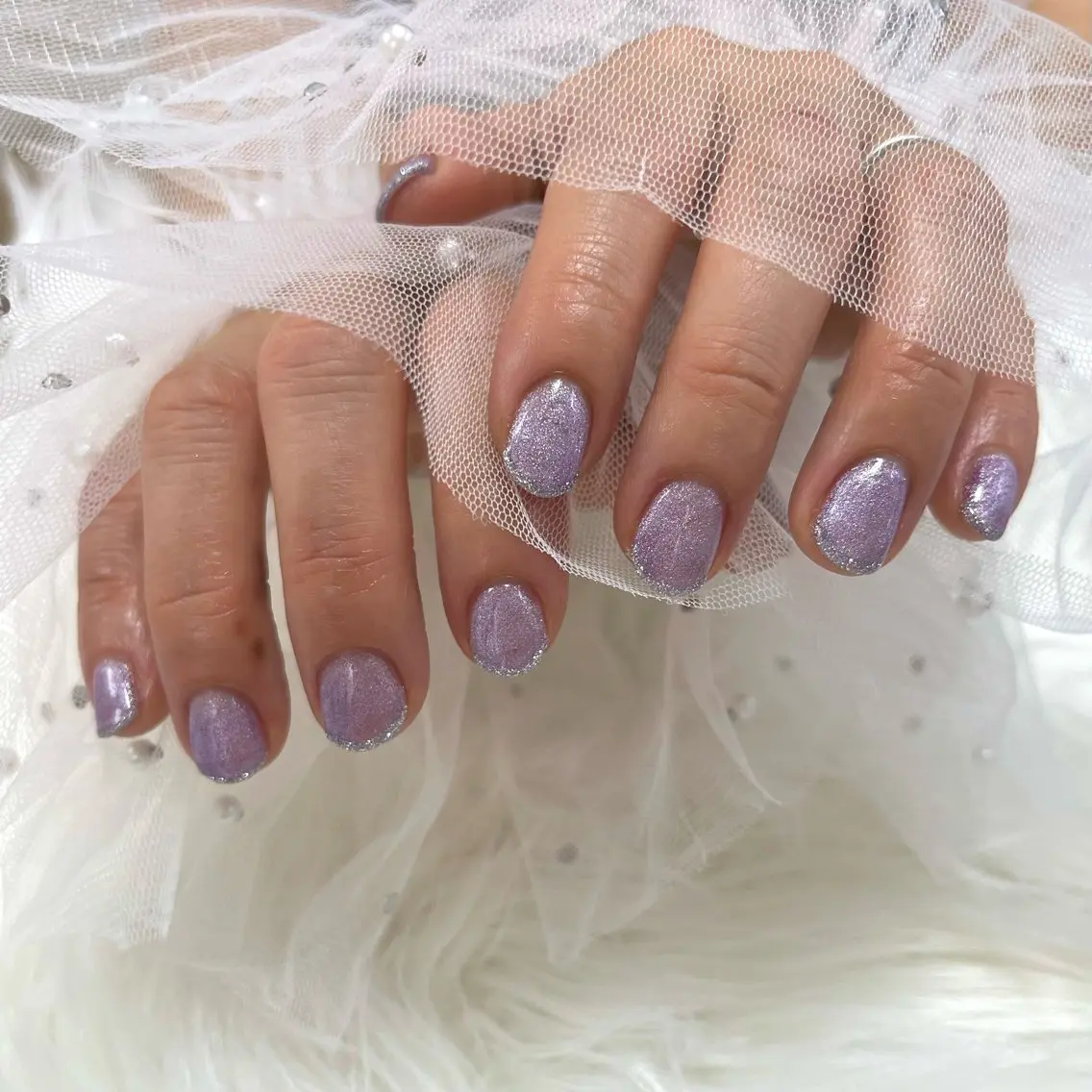 ネイル ラメ(グリッター) マグネットネイル ハンドネイル SHINE nail salonのネイルデザイン