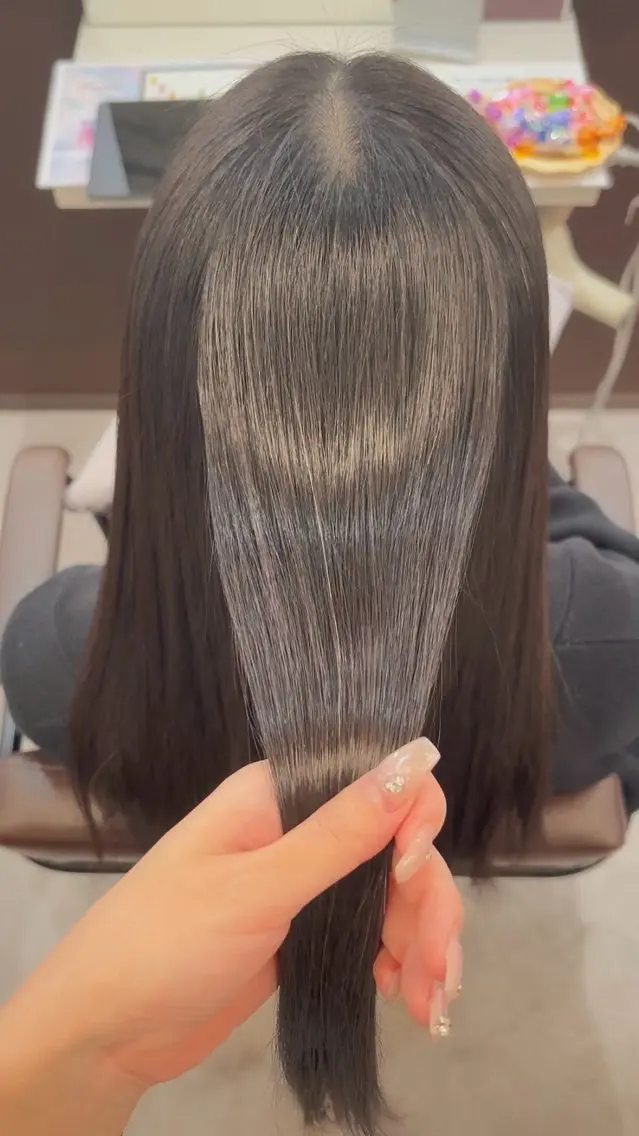 髪質改善ストレート➕3stepトリートメント🎀の写真
