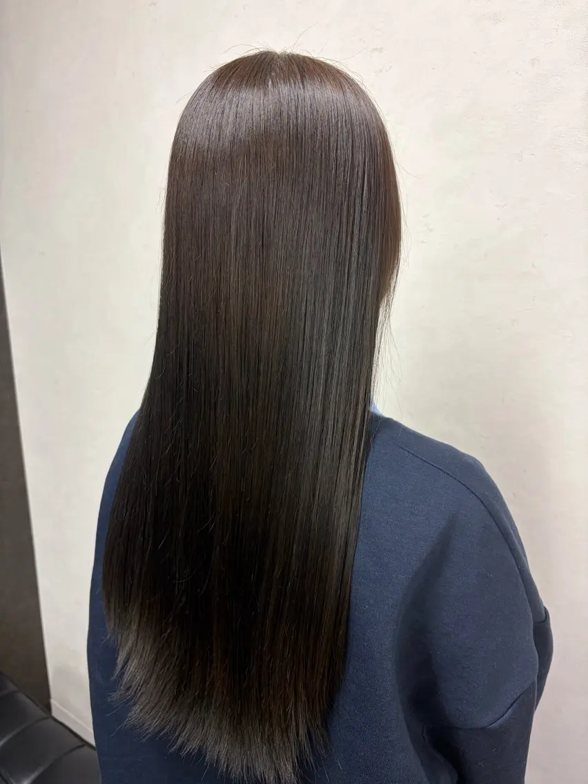ロング ヘアカラー トリートメント ナチュラル／透明感 💎maoのヘアスタイル