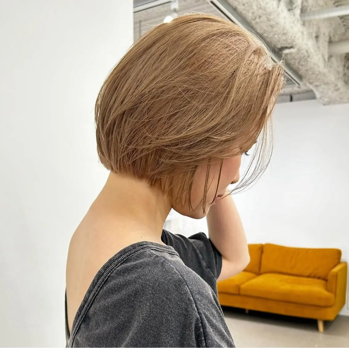ショート ショートボブ ボブ ショートヘア 池田 未瑠のヘアスタイル