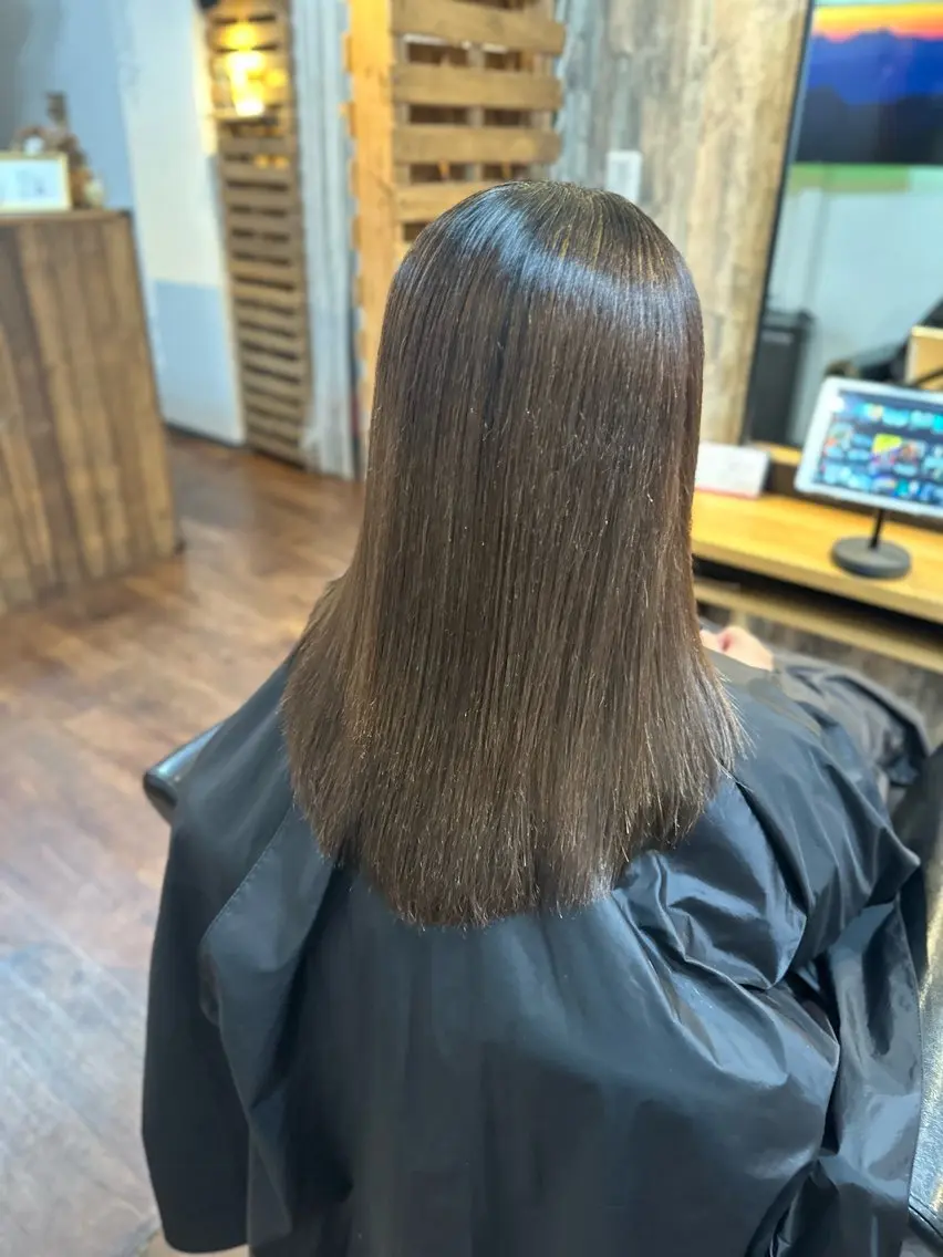 セミロング パーマ Luzir⭐︎ GEN⭐︎のヘアスタイル