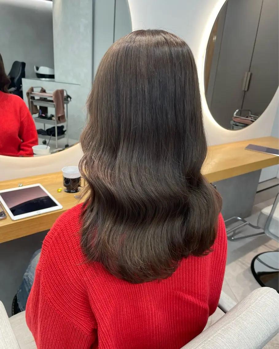 ロング カラー ブリーチ 澤 佑華 🎀 透明感カラーのヘアスタイル